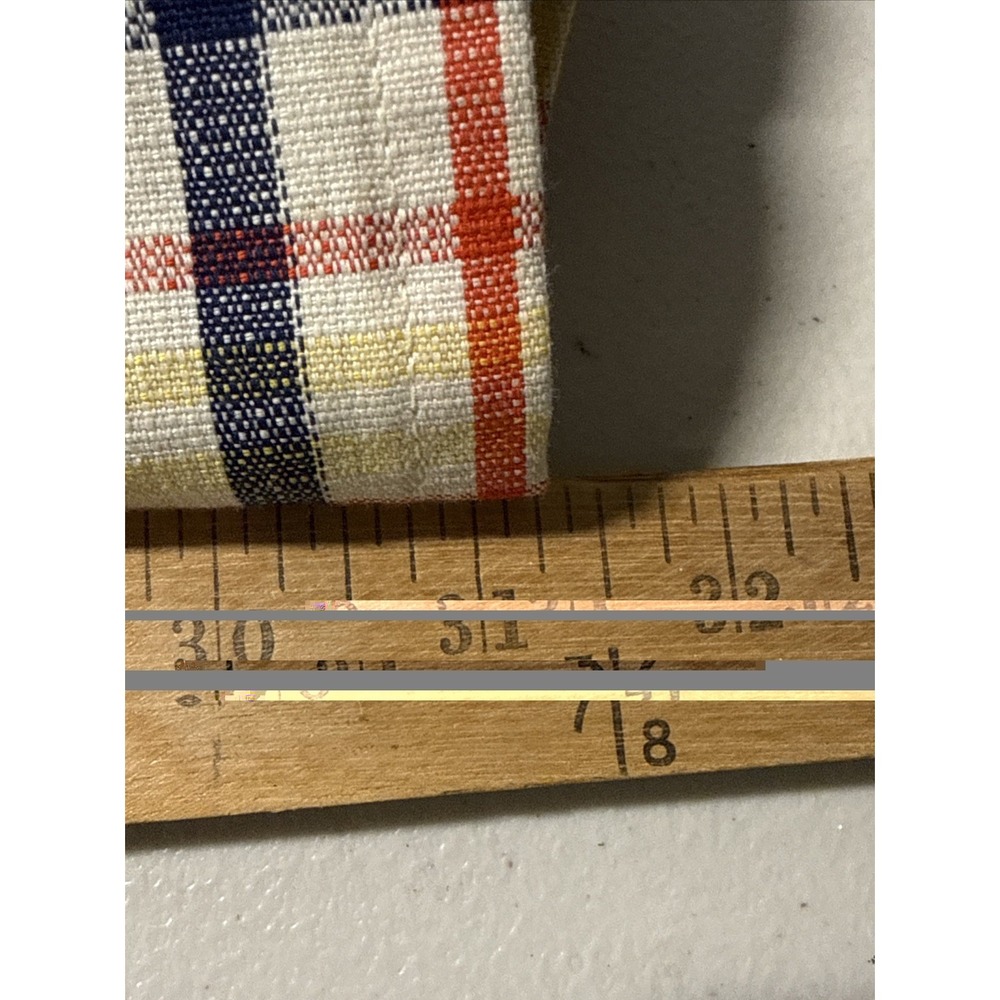 Vintage Maverick Womens 70's Plaid Woven Bell Bottom Pants Size 25x31 Retro USA - Picture 13 of 13